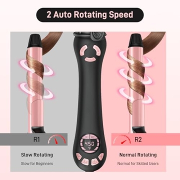 1 Inch Automatic Curling Iron with Dual Voltage Features