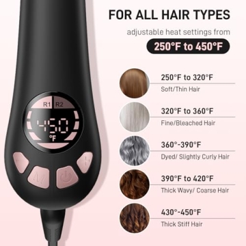 1 Inch Automatic Curling Iron with Dual Voltage Features