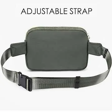 ZORFIN Adjustable Fanny Pack - Stylish Crossbody Bag for All