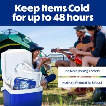 Cooler Shock Ice Packs - Keep Food Cold for Days
