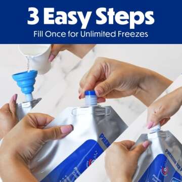 Cooler Shock Ice Packs - Keep Food Cold for Days