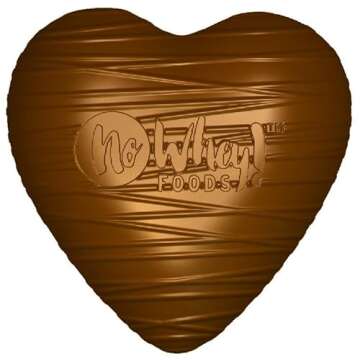 Strawberry Ganache Filled Chocolate Sweethearts (4 Pieces) | Allergy Friendly Valentine's Day Chocol...