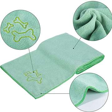 Microfiber Dog Towels - Quick Drying and Absorbent
