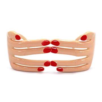 Fighting to Achieve Novelty Fingers Shaped Glasses Fancy Eye Mask Funny Glasses for Men Women Costume for Birthday Party