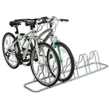 Simple Houseware Adjustable Bike Storage Stand for 5 Bikes