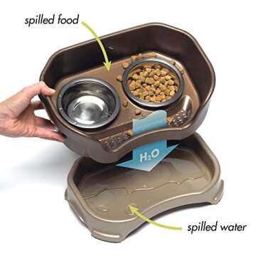 Neater Feeder Deluxe Mess Proof Elevated Dog Bowls