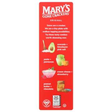 Mary's Gone Crackers | Crackers-Original [Gluten Free and Organic] 6.5 Oz[1PK]