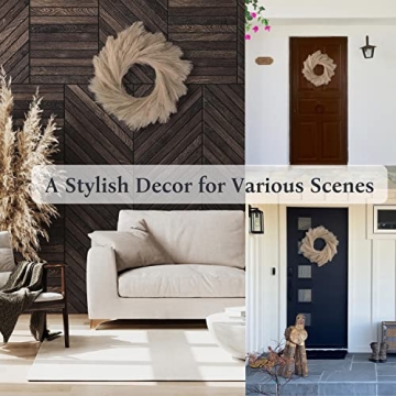 Charming Pampas Grass Wreath for Year-Round Decor