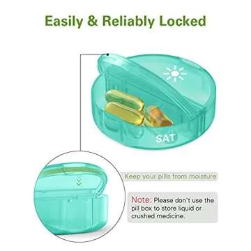 TookMag Pill Organizer for Vitamins and Supplements