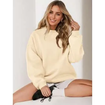 Vemodoo Women’s Oversized Crew Neck Sweater for Comfort