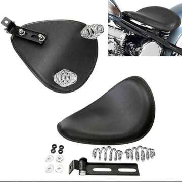 HANSWD 11.9" Solo Seat for Sportster Bobber Softail