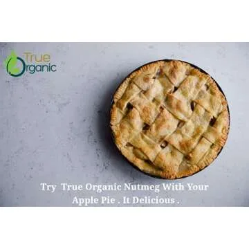 True Organic Ceylon Nutmeg Whole - Premium USDA Certified