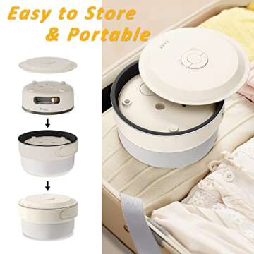 HYTRIC Electric Cooker - 2L Portable Multi-Function Cooker with Non-Stick Coating