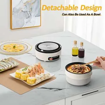 Portable HYTRIC Electric Cooker for Healthy Meals Anywhere