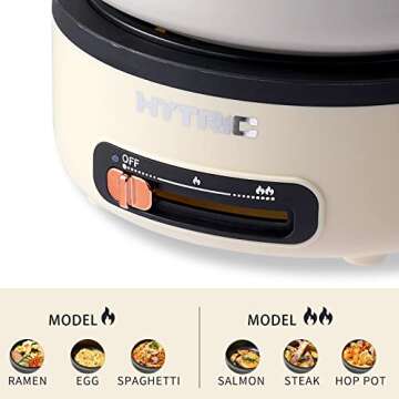 Portable HYTRIC Electric Cooker for Healthy Meals Anywhere