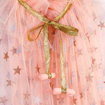 Sparkling Princess Fairy Cape for Girls with Dress Up Accessories