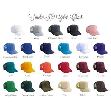 Phi Mu Sorority Trucker Hat - Pink FM Cap - Phi Mu Gifts