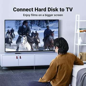 UGREEN Micro USB 3.0 Cable USB 3.0 Type A Male to Micro B Cord Compatible with Samsung Galaxy S5 Note 3 Camera Hard Drive and More 1.5ft