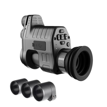 oneleaf.ai Commander NV100 HD Night Vision Goggle, Clip on Night Vision Monocular for Hunting/Observ...