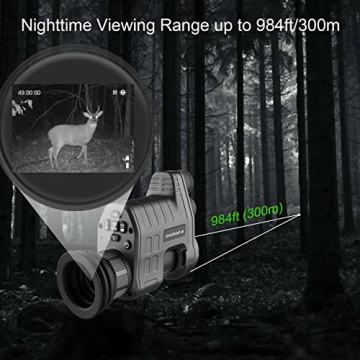 oneleaf.ai Commander NV100 Night Vision Goggle Clip On