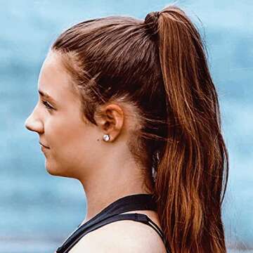 Burlybands Seamless Hair Ties for Thick Hair - 3 Pcs