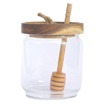 Stylish Honey Jar with Dipper Perfect for Home
