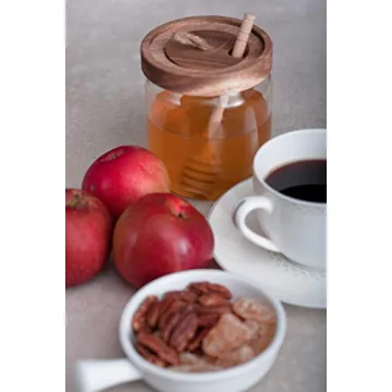 Stylish Honey Jar with Dipper Perfect for Home