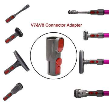 Ninthseason Attachments Tools Kit for Dyson V11 V10 V8 Absolute/ V8 Animal/ V7 V6,DC59,DC44,DC35 Abs...