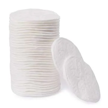Premium 100% Cotton Rounds (100 Count) - Soft and Gentle Makeup Remover and Cleansing Pads for Face, Nail, and Personal Care - Absorbent, Textured, Lint-Free, and Hypoallergenic