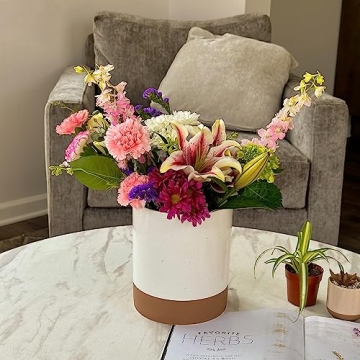 Mora Ceramic Utensil Holder - Extra Large Modern Kitchen Crock