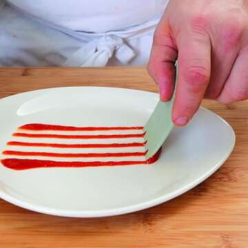 Mercer Culinary Silicone 8 Piece Plating Wedge Set, Multicolor