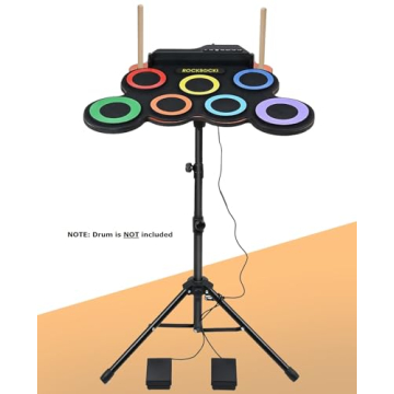 ROCKSOCKI Adjustable Drum Pad Stand for Drum Set