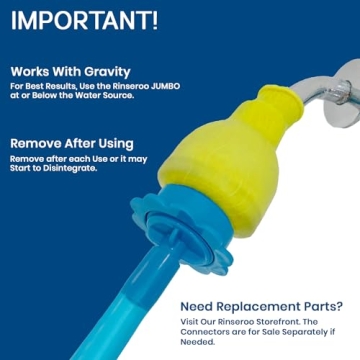 Transform Your Shower with the Rinseroo Jumbo Hose