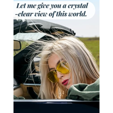 Veda Tinda Yellow Polarized Aviator Sunglasses Retro Fashion