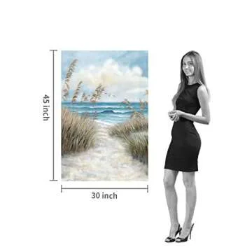 Abstract Beach Picture Canvas Wall Art for Home Decor