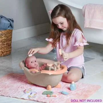 JC Toys Doll Bathtub - Real Working Features and Fun!
