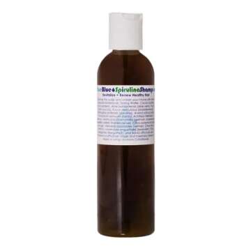 Living Libations - Organic True Blue Spirulina Shampoo | Plant-Based Clean Beauty (4 fl oz | 120 ml)
