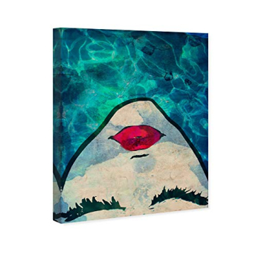 Oliver Gal Modern Canvas Wall Art - Chic Pool Girl Print