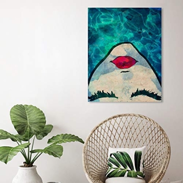 Oliver Gal Modern Canvas Wall Art - Chic Pool Girl Print