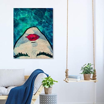 Oliver Gal Modern Canvas Wall Art - Chic Pool Girl Print