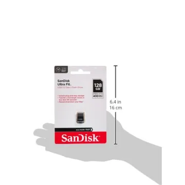 SanDisk Ultra Fit 64GB USB 3.1 Flash Drive for Fast Storage
