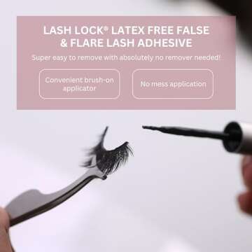 GladGirl Lash Lock Adhesive - Latex-Free & Long-Lasting