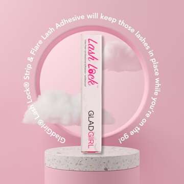 GladGirl Lash Lock Adhesive - Latex-Free & Long-Lasting
