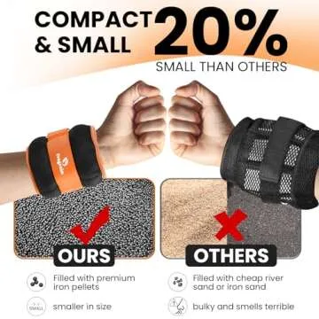 Ankle Weights for Women, Men and Kids - 3 LBS x 2 Strength Training Wrist/Leg/Arm Weight with Adjust...