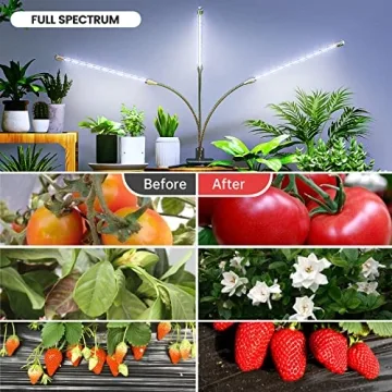 Grow Lights for Indoor Plants with 5 Flexible Arms
