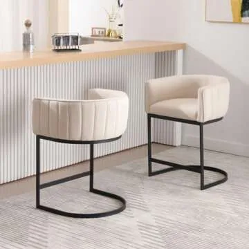 Modern 24" Counter Height Bar Stools for Home