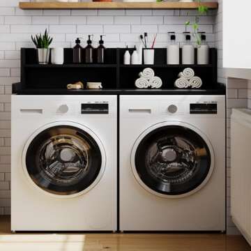 ChooChoo 2-Tier Washer Dryer Countertop for Efficient Organization