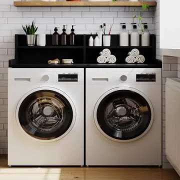 ChooChoo 2-Tier Washer Dryer Countertop for Efficient Organization