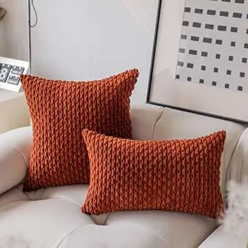 Kevin Textile Fall Soft Velvet Square Cushion Covers