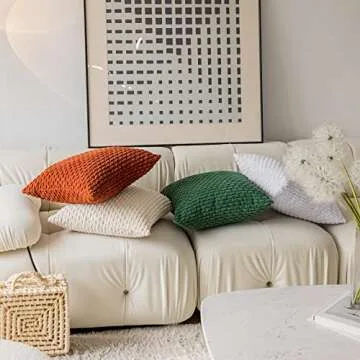 Kevin Textile Fall Soft Velvet Square Cushion Covers